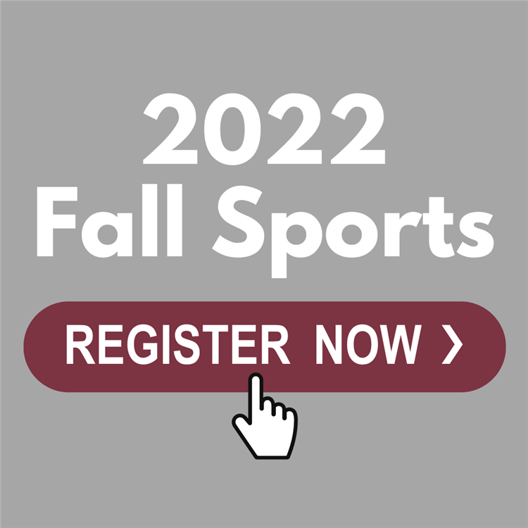 Register for Fall Sports Here headline